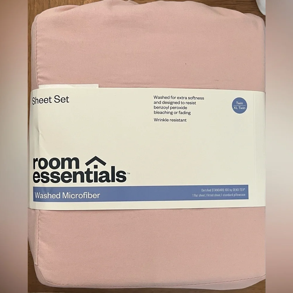 NWT 3 piece sheet set room essentials 3 colors listing for one set twin